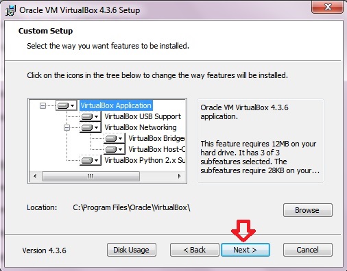 download installing virtualbox