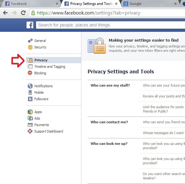 facebook photo privacy controls